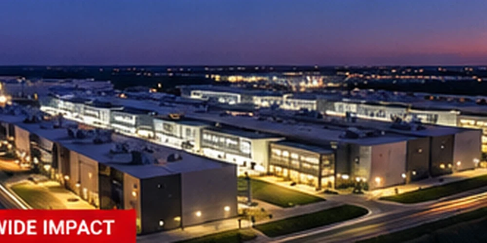 AI-generated conceptual illustration of a Texas data center topic