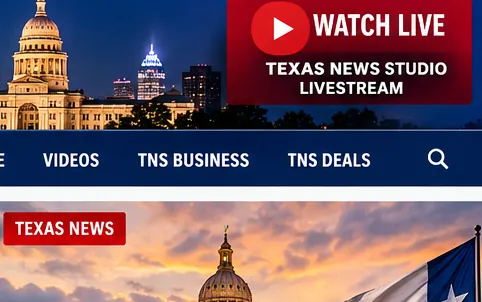 AI-generated editorial illustration for Texas Voters Question Data Center Growth as Power and Water Concerns Rise