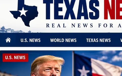 AI-generated editorial illustration for Trump Returns to Texas as Senate Race and Energy Policy Take Center Stage