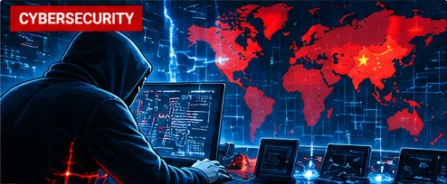 AI-generated editorial illustration for MICROSOFT LINKS GLOBAL CYBERATTACK CAMPAIGN TO CHINA-ALIGNED GROUP