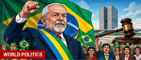 AI-generated editorial illustration for BRAZIL ELECTION RESULT SPARKS DISPUTE OVER POSSIBLE LEGAL CHALLENGES