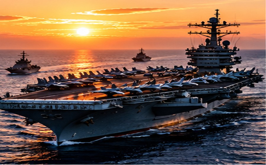 AI-generated editorial illustration for IRAN ALERT: U.S. WARNS ALLIES TO PREPARE FOR POSSIBLE NEW STRIKES