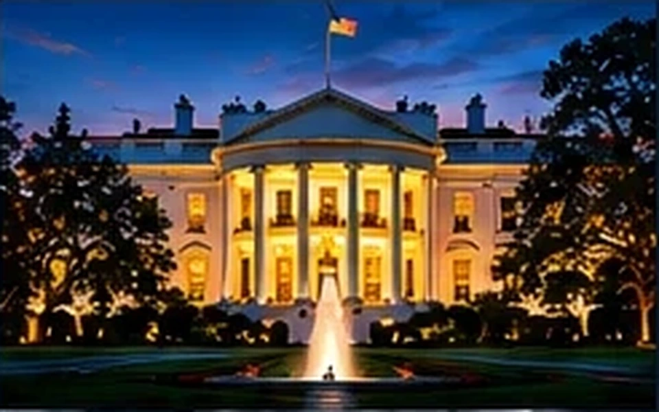 AI editorial illustration: RARE WHITE HOUSE BRIEFING PUTS IRAN OPTIONS UNDER SPOTLIGHT!